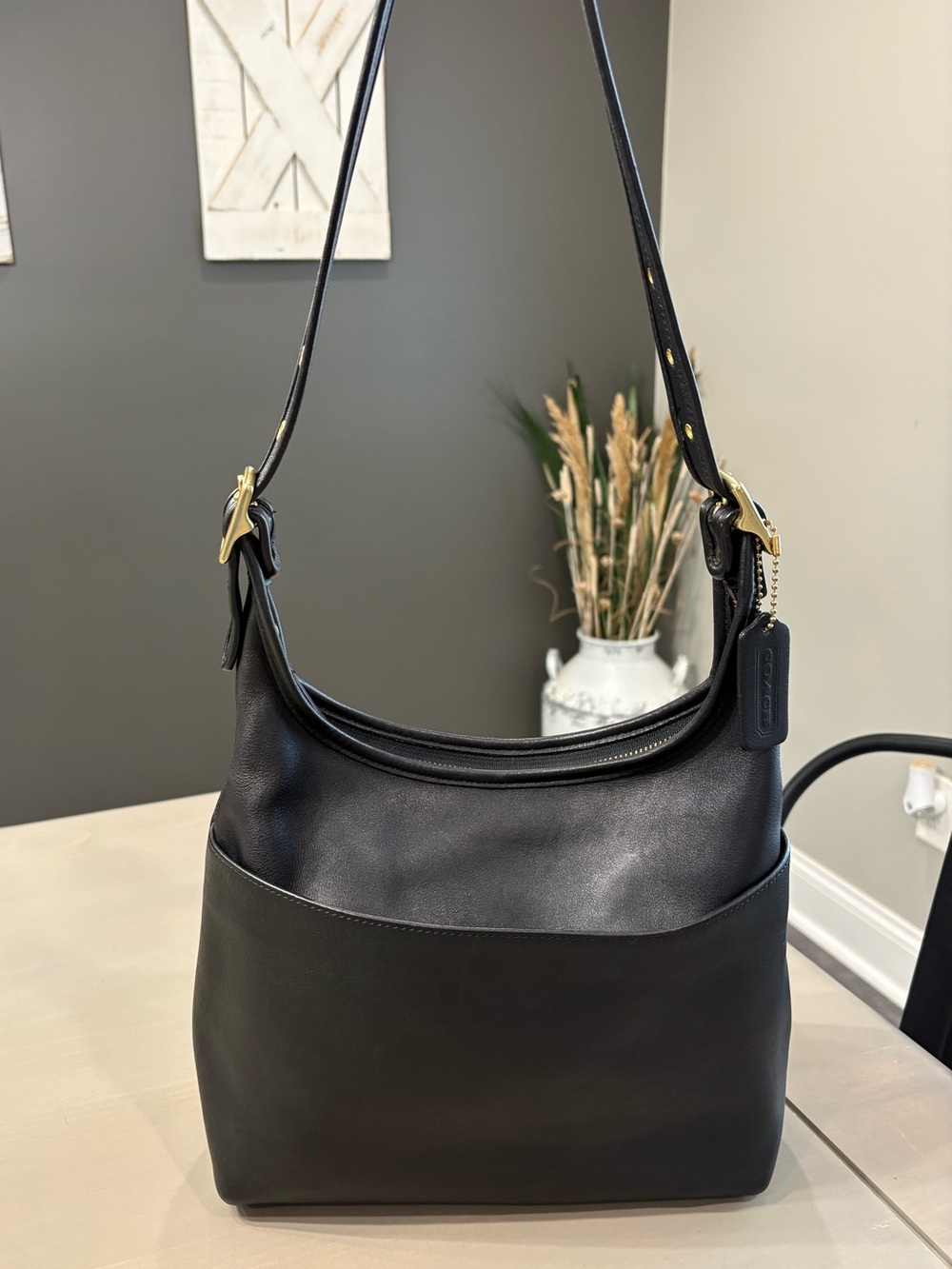 Vintage Coach Legacy Hobo 9058